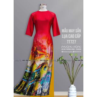 Áo Dài Truyền Thống Lụa Cao Cấp TT727